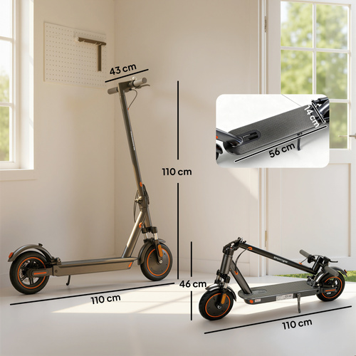 SPORTNOW Foldable Electric Scooter with 350W Motor, Up to 25km/h