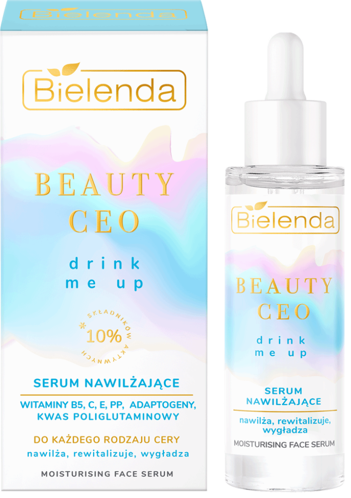 Bielenda Beauty Ceo Drink Me Up Nawilżające Serum dla Każdego Rodzaju Cery 30ml Best Before 28.02.25