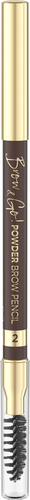 Brow&Go Powder Precyzyjna Kredka Pudrowa do Brwi Nr 2 Medium Brown 1 Sztuka