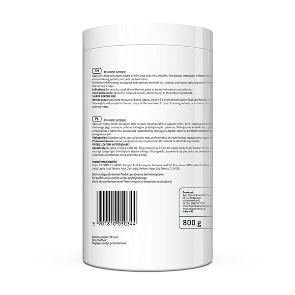 Apis Api-Podo Intense Intensively Softening Foot Pearls with AHA and BHA Acids 800g