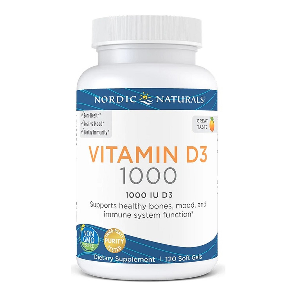 Vitamin D3, 1000 IU Orange - 120 softgels