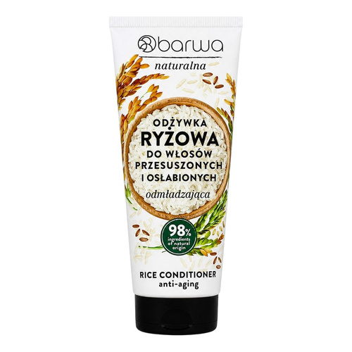Barwa Natural Rejuvenating Rice Conditioner in a Tube for Weakened and Dry Hair 200ml