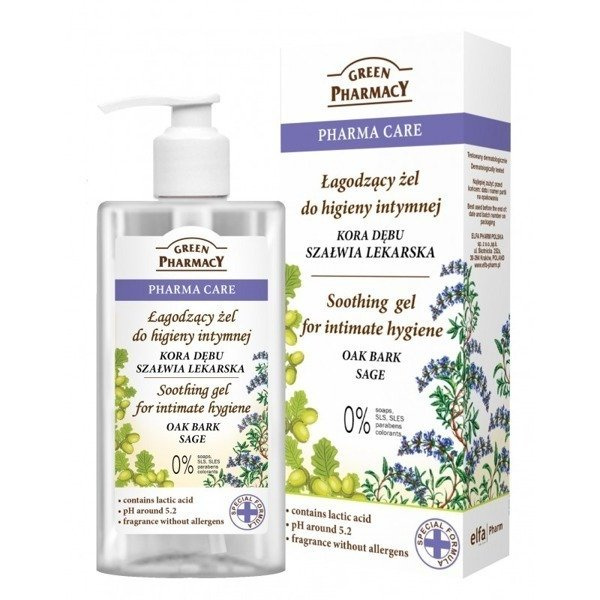 Green Pharmacy Intimate Hygiene Gel Oak Bark and Sage 300 ml