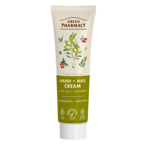 Green Pharmacy Hand and Nail Cream Olive Oil and Goji Berries 100ml