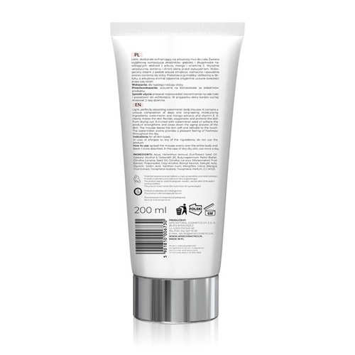 Apis Arbuzowe Orzeźwienie Arbuzowy Mus do Ciała z Mango i Witaminą E 200ml