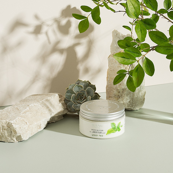 Kanu Nature Nourishing Body Butter with Refreshing Green Tea Scent 190g