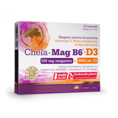 Olimp Chela-Mag B6 + D3 30 Kapsułek