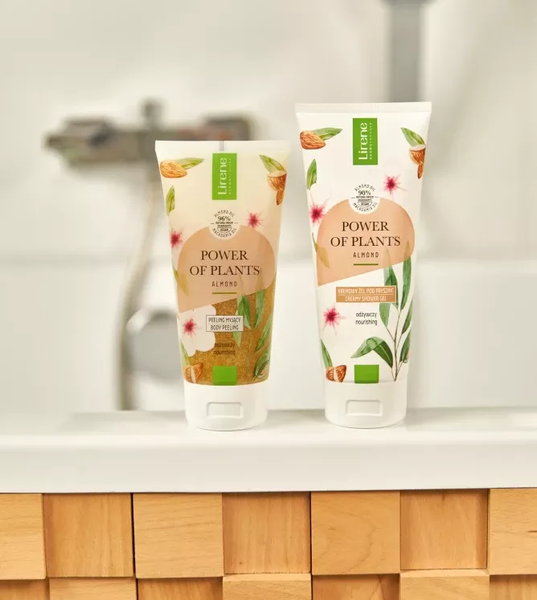 Lirene Power Of Plantis Odżywczy Kremowy Żel pod Prysznic Migdał 200ml