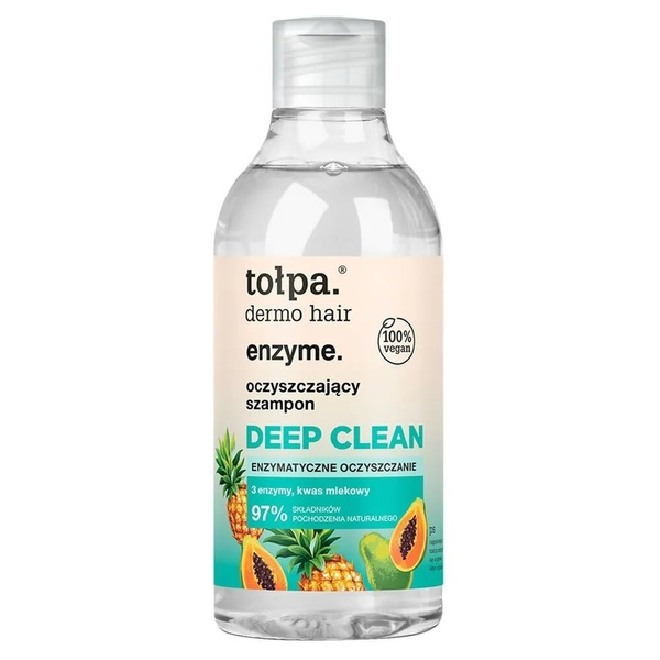 Tolpa Dermo Hair Enzyme Deep Cleansing Shampoo For Oily Or Dull Hair 300ml