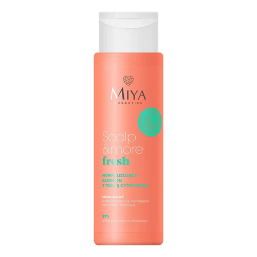 Miya Scalp & More Fresh Normalizing Shampoo with Lemongrass for Oily and Itchy Scalp 300ml