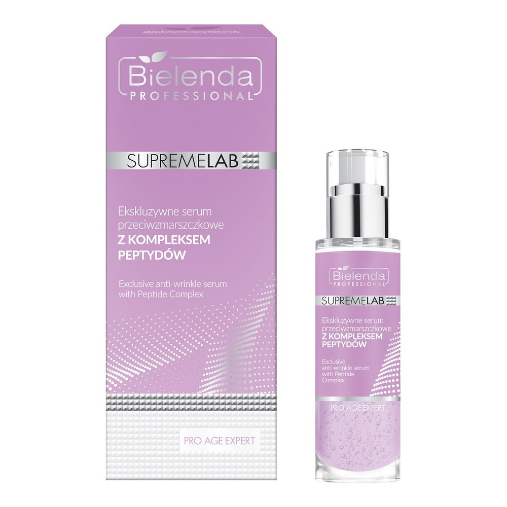 Bielenda Professional Supremelab Pro Age Expert Ekskluzywne Serum Przeciwzmarszczkowe z Kompleksem Peptydów 30ml