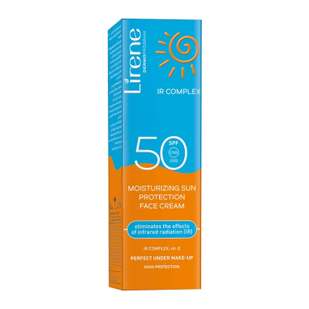 Lirene Uk Sun Nawilżający Krem Przeciwsłoneczny Do Twarzy SPF 50 40ml
