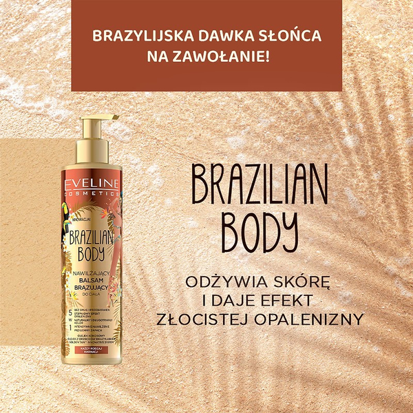 Eveline Brazilian Body 5in1 Moisturizing Bronzing Body Lotion 200ml