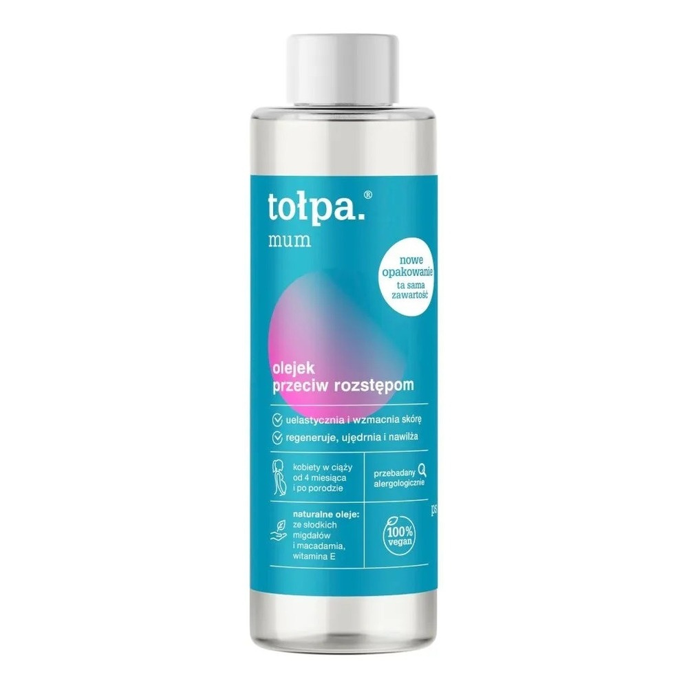 Tolpa Mum Olejek przeciw rozstępom dla skóry wrażliwej suchej i bardzo suchej 200ml