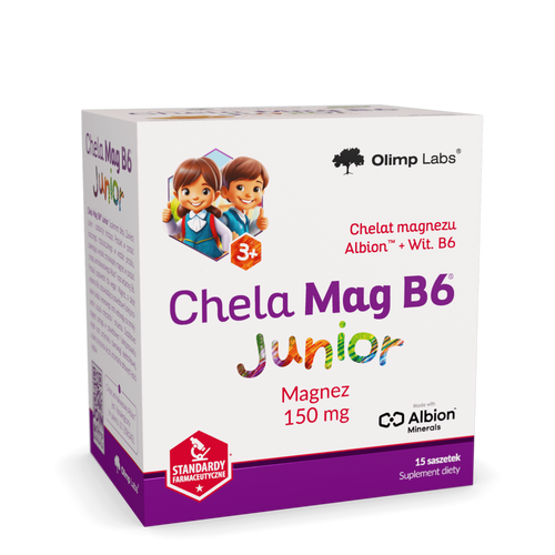 Olimp Chela-Mag B6 Junior Magnez Dla Dzieci 15 saszetek