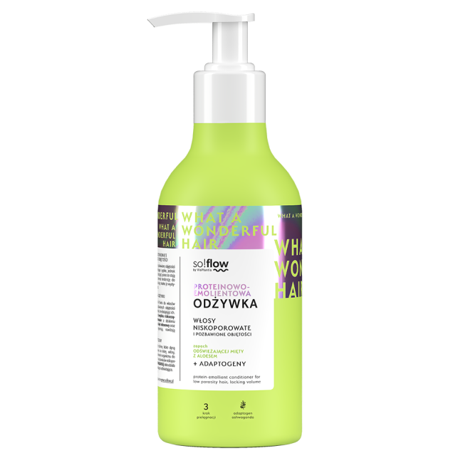 So! Flow Protein and Emollient Conditioner for Low Porosity Hair 400ml