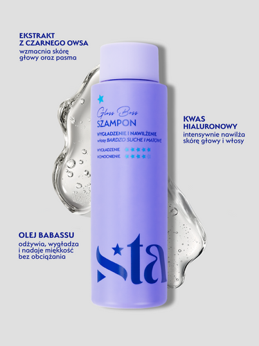 Stars Gloss Boss Szampon Nawilżająco-Wygładzający 300ml