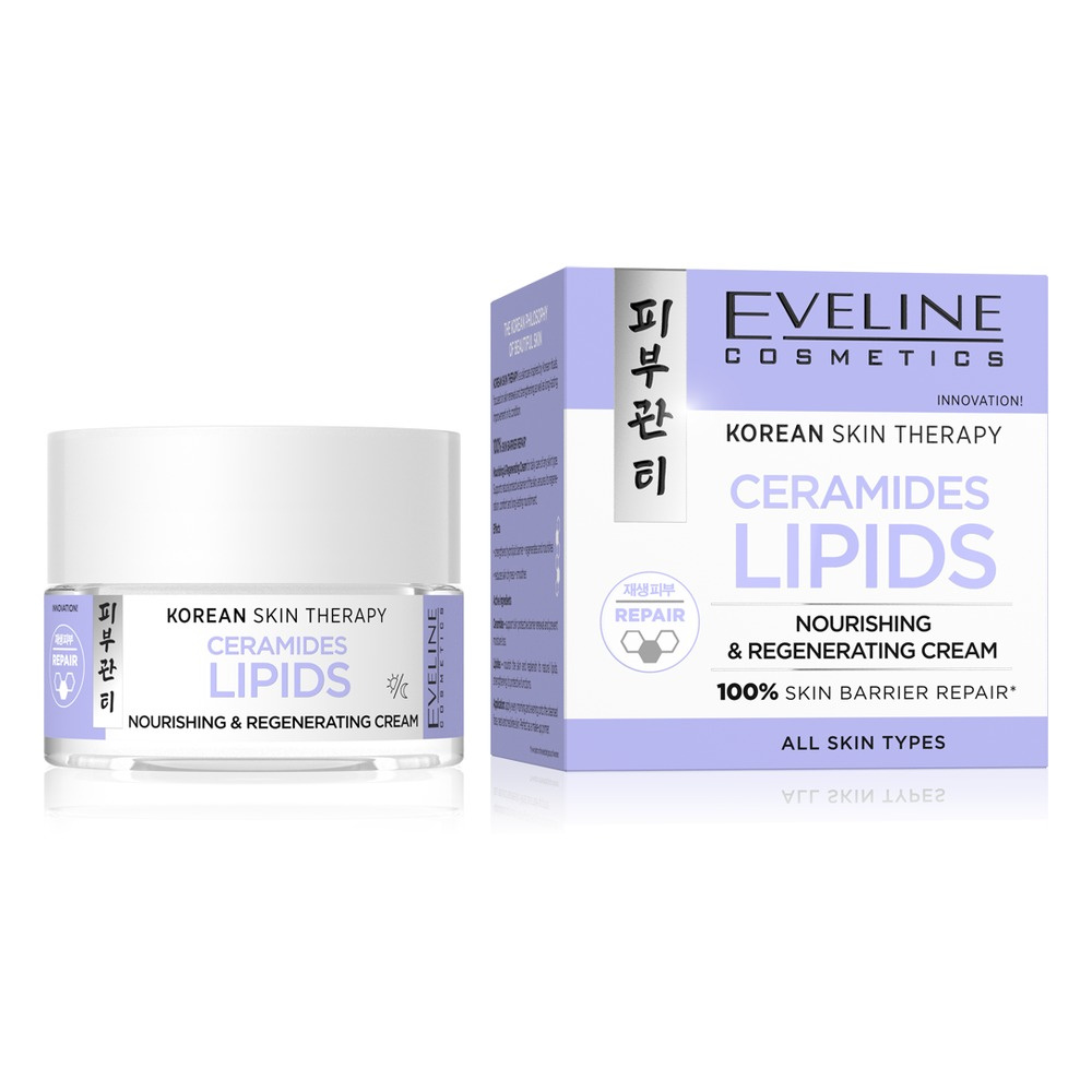 Eveline Cosmetics Korean Skin Therapy Ceramides Lipids Nourishing And Regenerating Cream 50ml