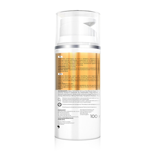 Apis Honey Wealth Regenerating Cream with Royal Jelly and Vitamins A and E for Dry and Sensitive Skin 100ml