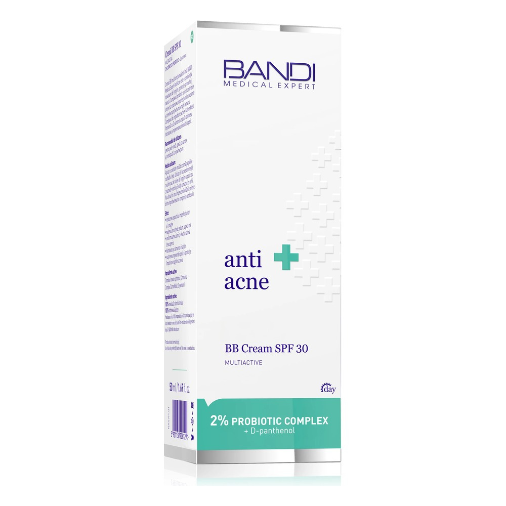 Bandi Anti Acne Multiaktywny Krem BB SPF 30 dla Skóry Problematycznej 50ml