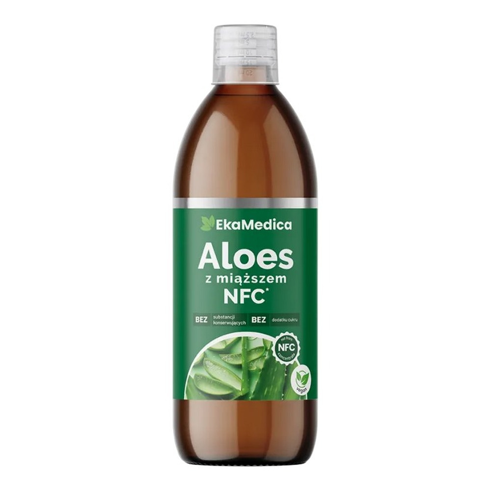 EkaMedica Natural Juice Aloe with Pulp 99,8% 500ml