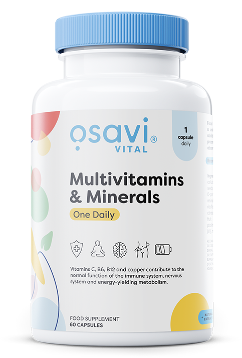 Osavi Multivitamins & Minerals One Daily 60 caps for comprehensive daily support