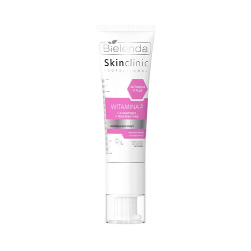 Bielenda Skin Clinic Professional Vitamin P Strengthening and Soothing Cream for Sensitive Capillary Skin Prone to Redness 40ml