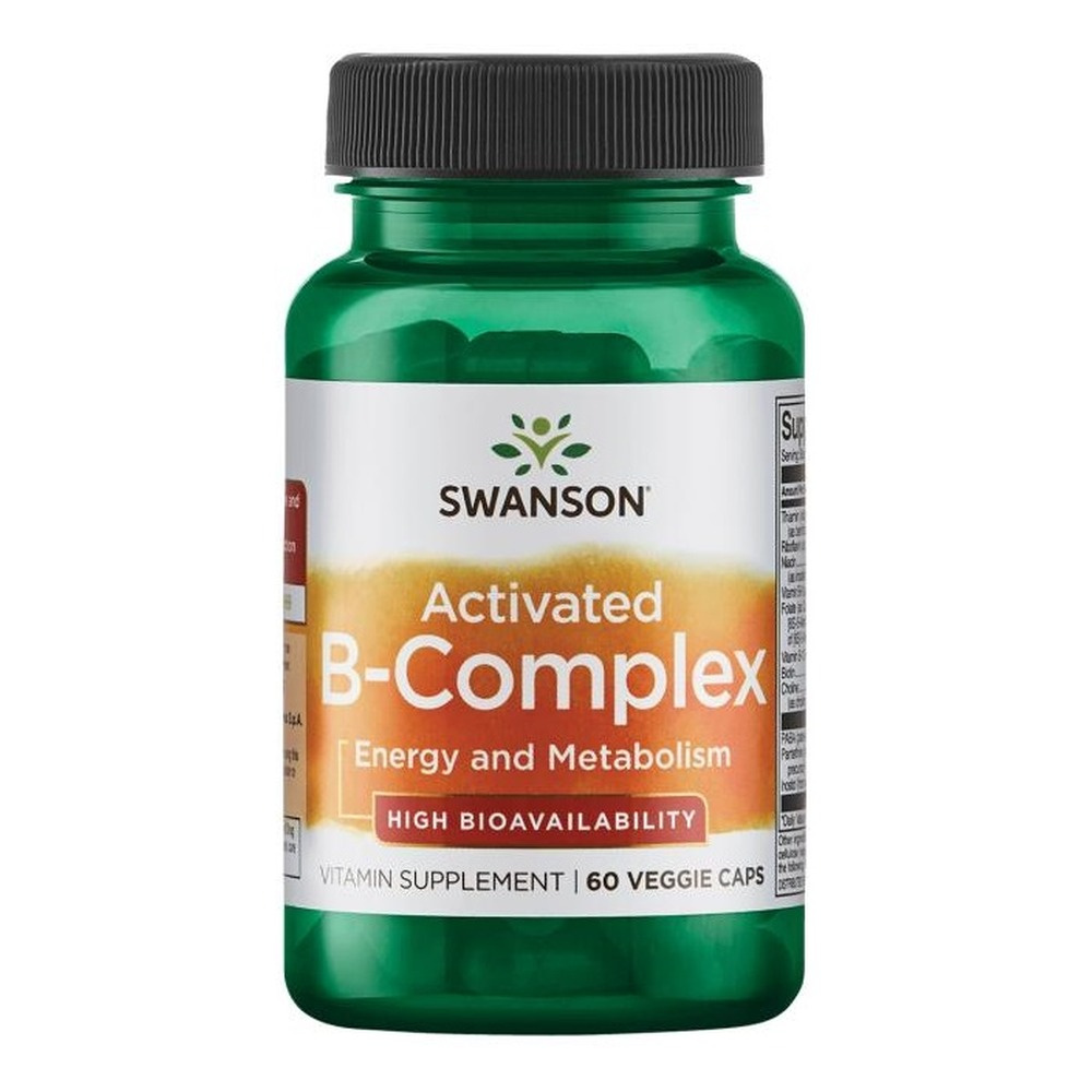Swanson Activated B-Complex Supports Body Health 60 Capsules