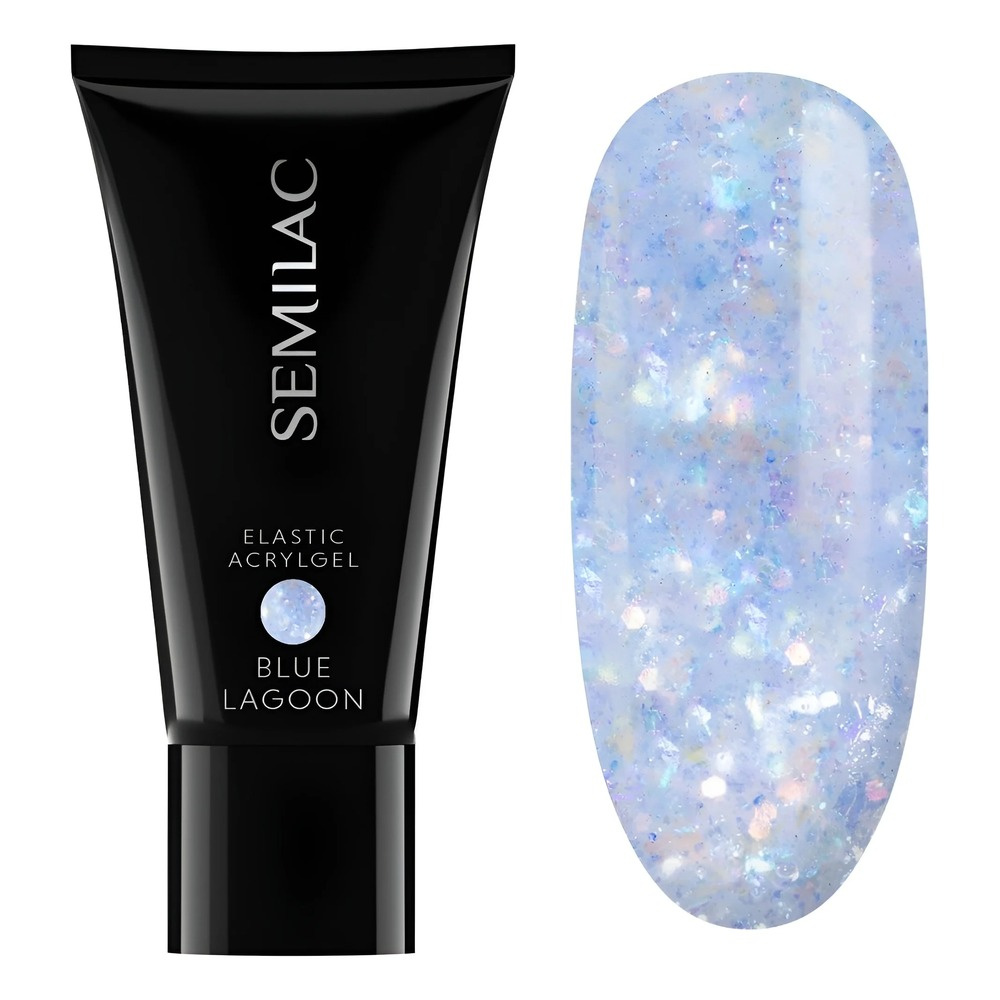 Semilac Elastic Acrylgel - Blue Lagoon 30g