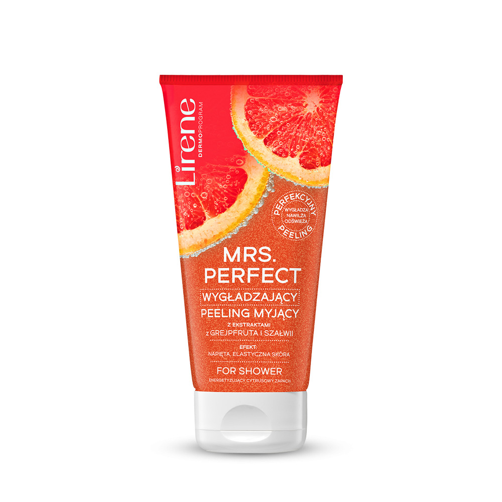 Lirene Mrs. Perfect Wygładzający Peeling z Ekstraktami z Grejpfruta i Szałwii 175g