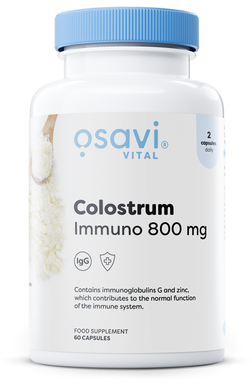 Osavi Colostrum Immuno 800mg 60 kapsułek na odporność