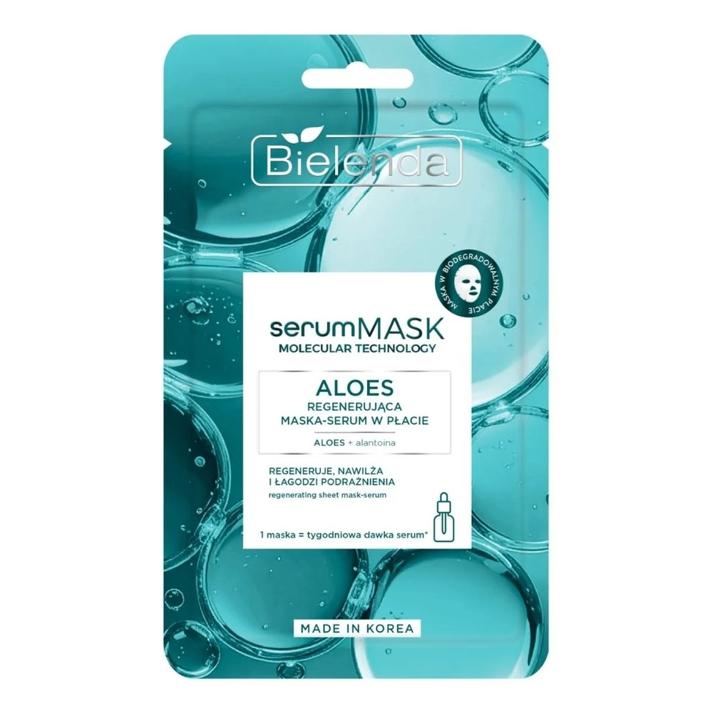 Bielenda Regenerating Sheet Mask-Serum with Aloe and Allantoin 1pc