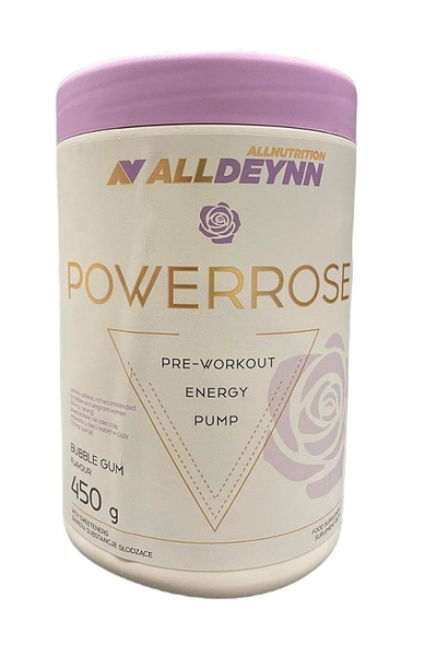 AllDeynn Powerrose Bubble Gum Formuła dla Kobiet Siła i Energia 450g