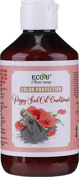 Eco-U Poppy Seed Oil Odżywka Chroniąca Kolor Włosów z Olejem z Nasion Maku 300ml