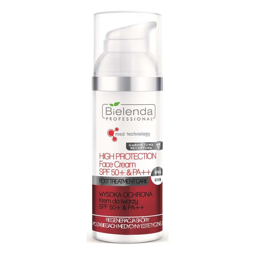 Bielenda Professional Med Technology Krem do twarzy o Wysokiej Ochronie SPF 50 50ml