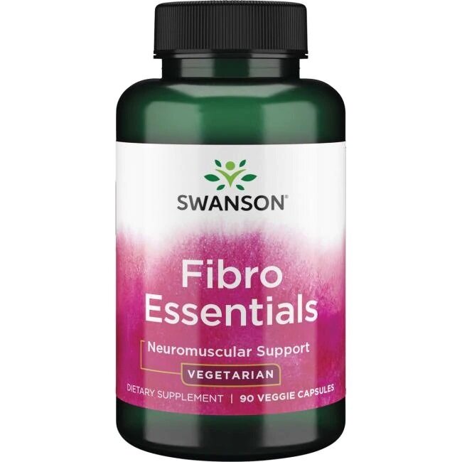 Swanson Fibro Essentials Wspomaga Funkcje Nerwowo - Mięśniowe 90 Kapsułek