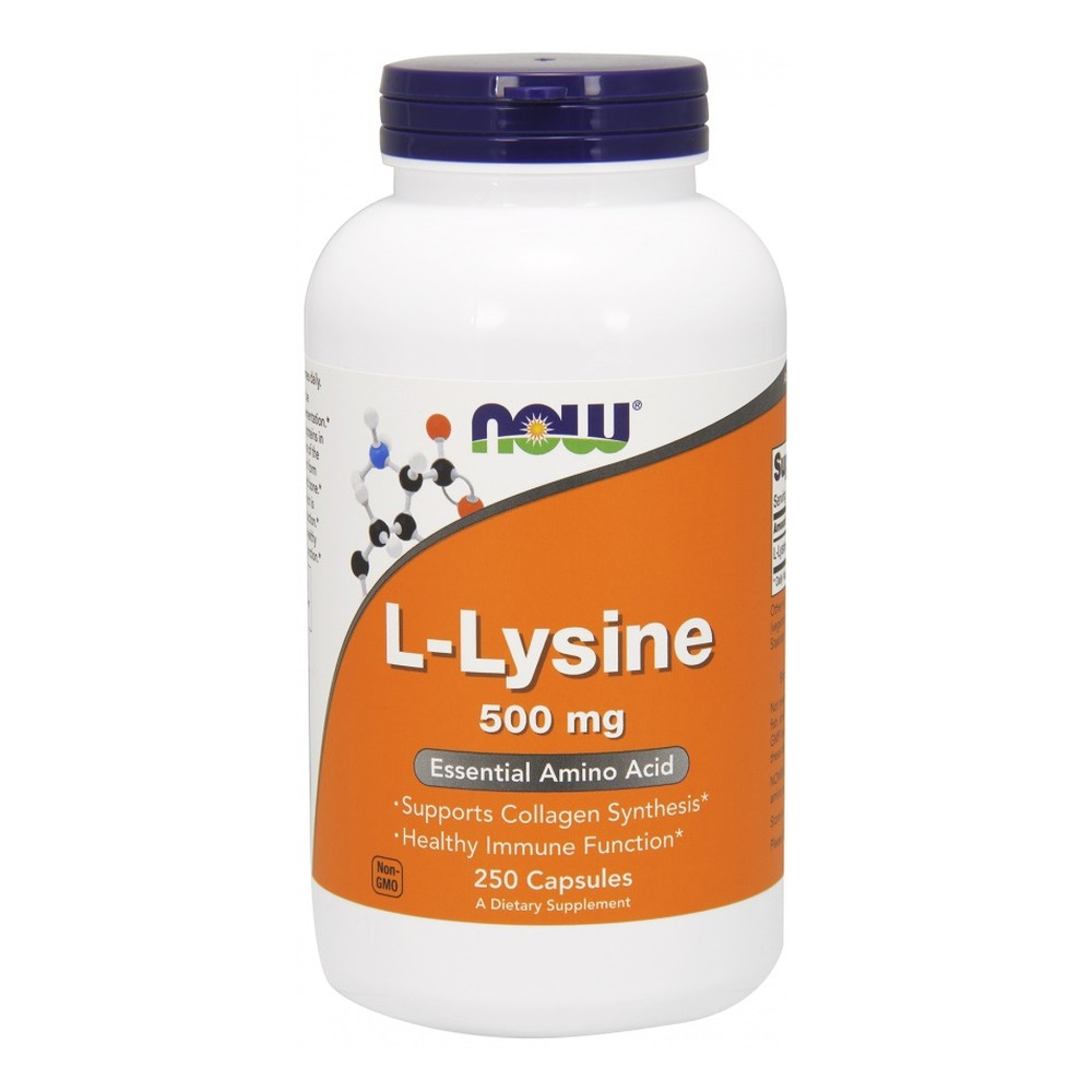 L-Lysine, 500mg - 250 vcaps