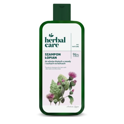 Herbal Care Shampoo for Oily Hair at the Base and Dry at Ends Burdock 330ml