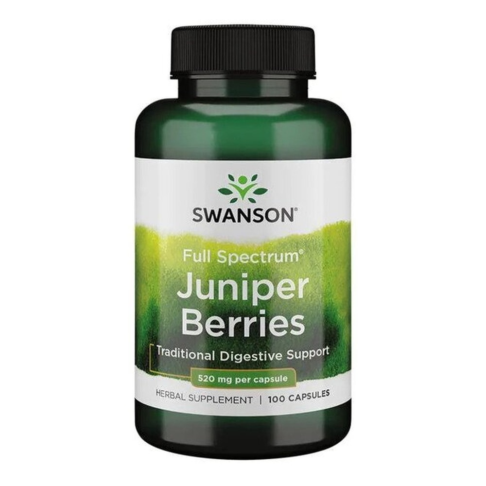 Swanson Full Spectrum Juniper Berries 520mg 100 Kapsułek