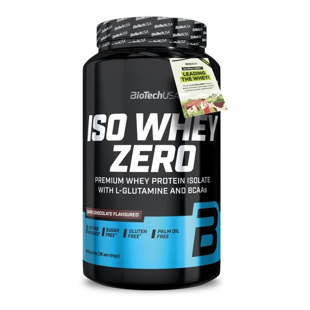 BioTechUSA Iso Whey Zero Izolat Białka Serwatkowego o Smaku Ciemnej Czekolady 908g