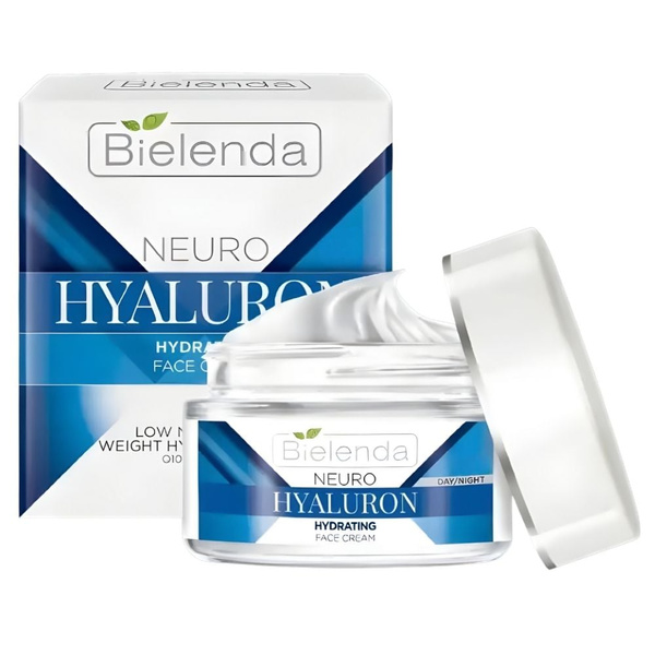 Bielenda Neuro Hyaluron Nawilżający Krem do Twarzy z Kwasem Hialuronowym 50ml