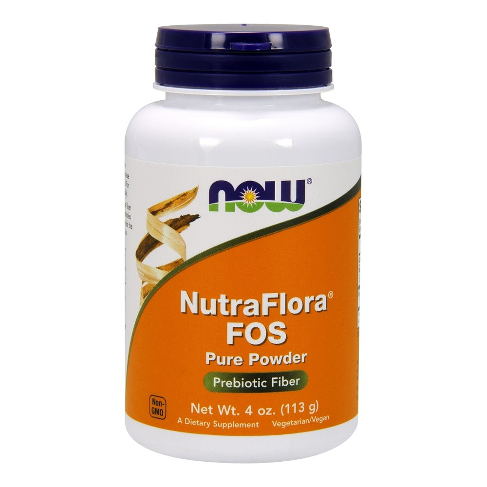 Now Foods NutraFlora FOS Pure Powder Naturalny Błonnik 113g