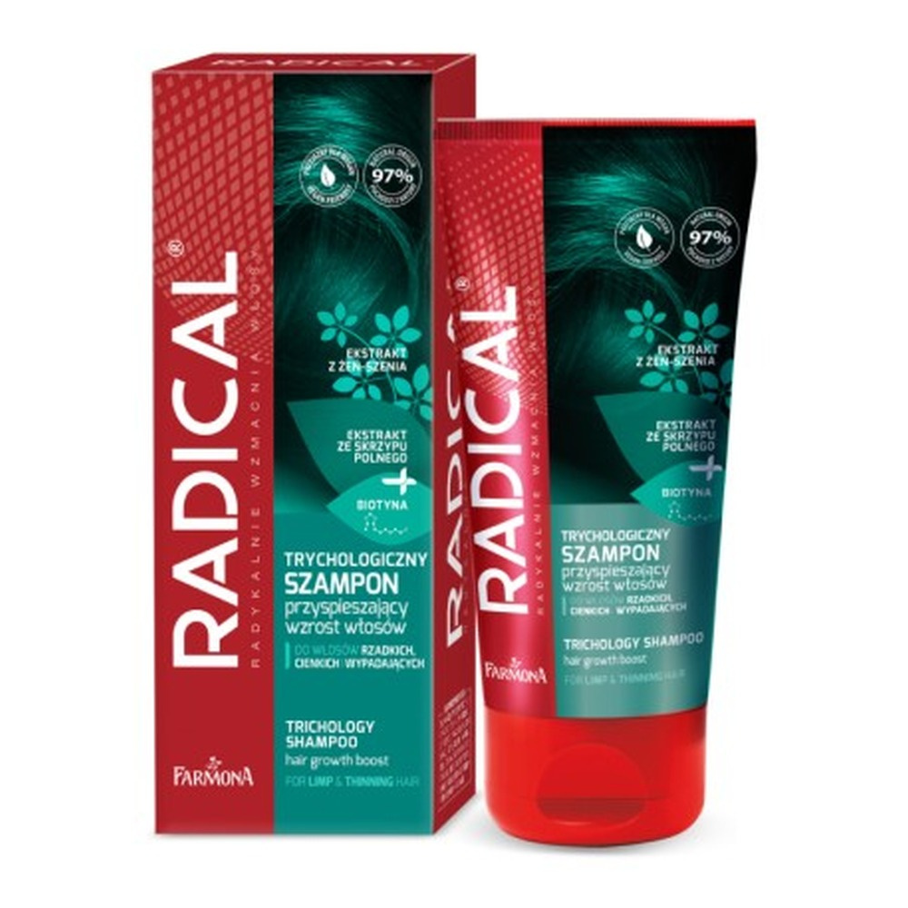 Radical Trychologiczny Szampon Przyspieszający Wzrost Włosów 200ml