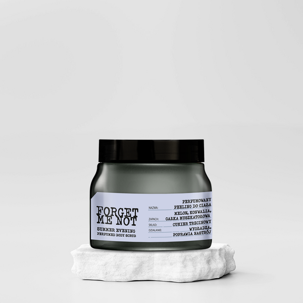 Farmona Forget Me Not Summer Evening Perfumowany Peeling do Ciała z Cukrem Trzcinowym i Złotą Perłą  270g