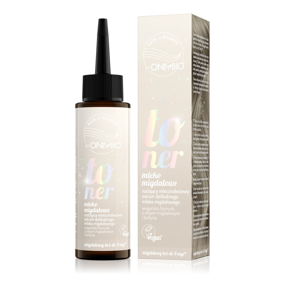 OnlyBio Hair in Balance Toner Mleko Migdałowe 100ml