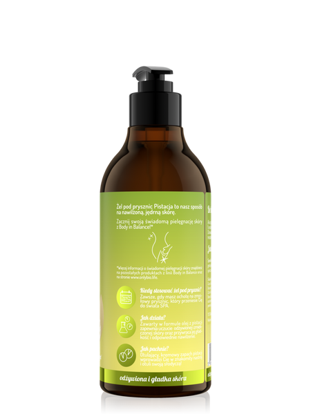OnlyBio Body in Balance Cleansing Moisturizing Shower Gel Pistachio 400ml