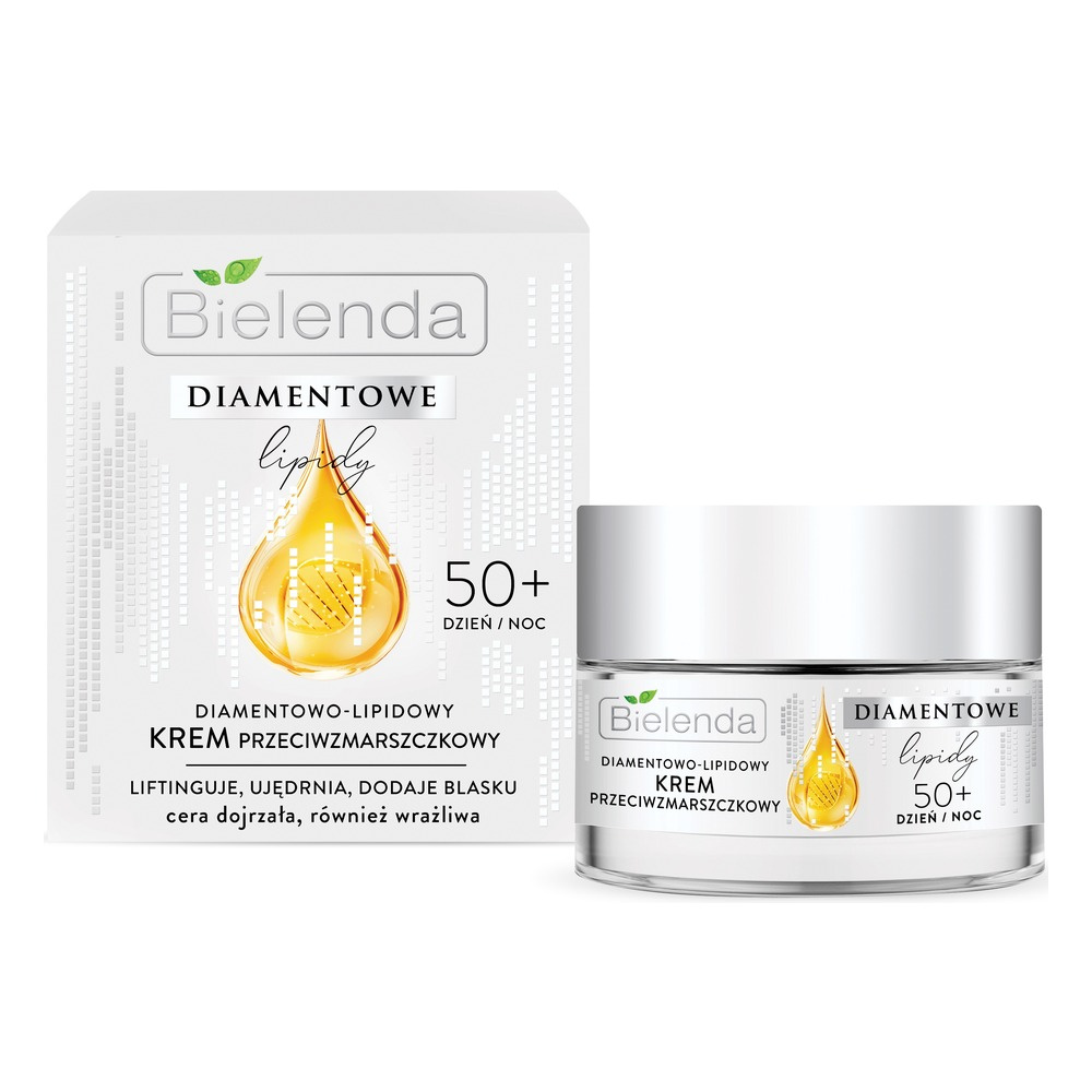 Bielenda Diamond Lipids 50+ Diamond-Lipid Anti-Wrinkle Cream for Mature and Sensitive Skin Day and Night 50ml