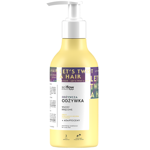 So!Flow Nourishing Conditioner for Curly Hair with Melon and Aloe Scent 400ml