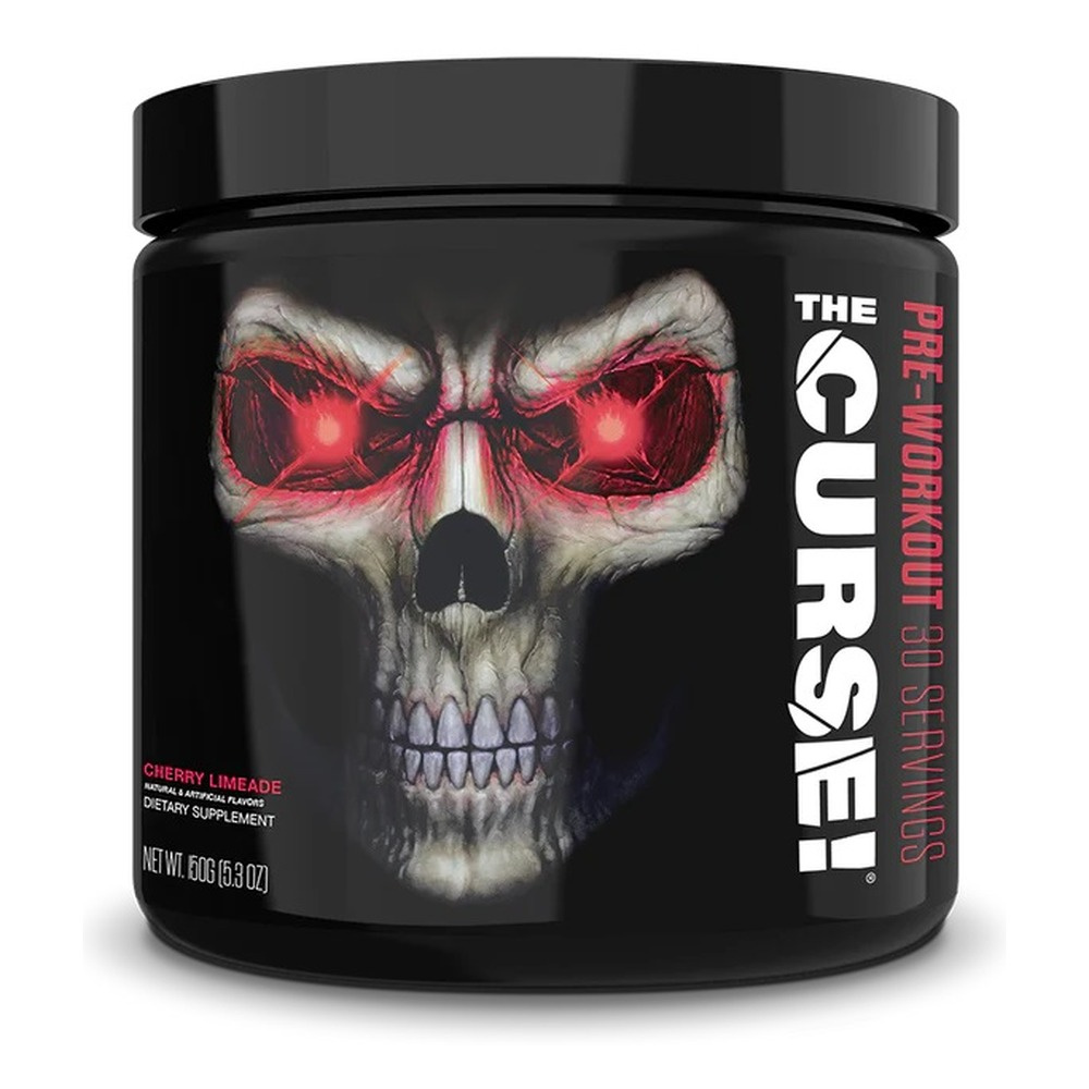 JNX Sports The Curse! Edycja Limitowana Przedtreningówka w Proszku na Energię i Skupienie o Smaku Wiśniowo-Limonkowym 150g