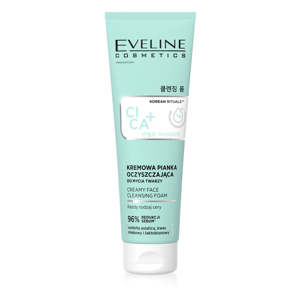 Eveline Cosmetics Korean Rituals Cica+ Creamy Face Cleansing Foam 125ml